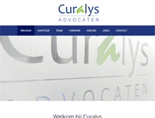 Tablet Screenshot of curalys-advocaten.be